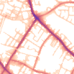 Daytime road noise heatmap for M27 6BH