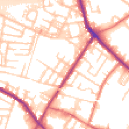 Daytime road noise heatmap for M27 6DG