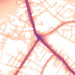 Daytime road noise heatmap for M27 6FN