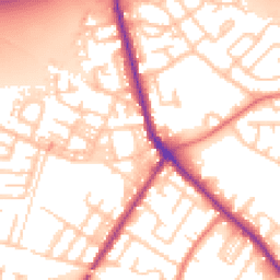 Daytime road noise heatmap for M27 6FW