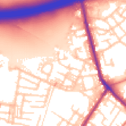 Daytime road noise heatmap for M27 6HB