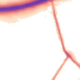 Night-time road noise heatmap for M27 6HB