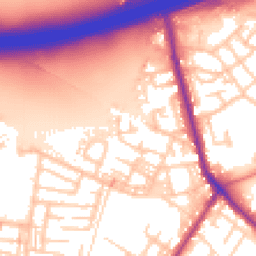 Daytime road noise heatmap for M27 6HG