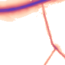 Night-time road noise heatmap for M27 6HG