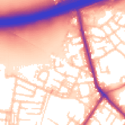 Daytime road noise heatmap for M27 6HJ