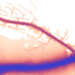 Daytime road noise heatmap for M27 6LB