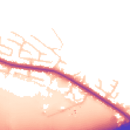 Daytime road noise heatmap for M27 6NQ