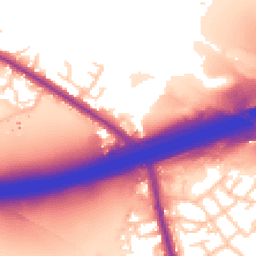 Daytime road noise heatmap for M27 6PW