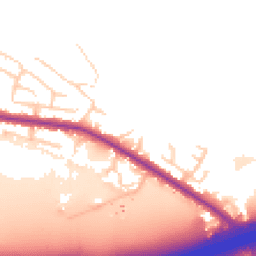 Daytime road noise heatmap for M27 6WG