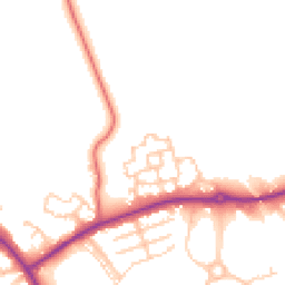 Daytime road noise heatmap for M27 8AJ