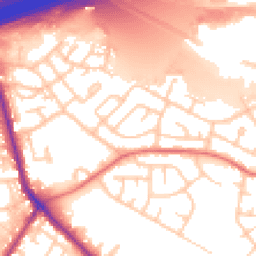 Daytime road noise heatmap for M27 8GE
