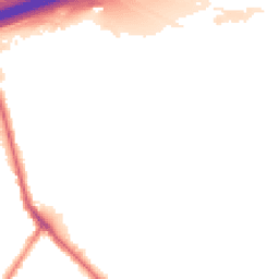 Night-time road noise heatmap for M27 8GE