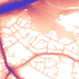 Daytime road noise heatmap for M27 8GF