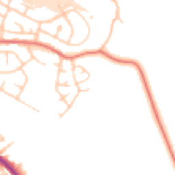 Daytime road noise heatmap for M27 8SH