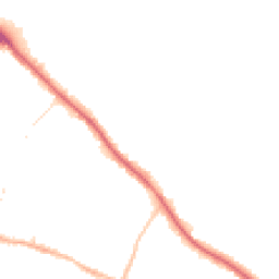 Night-time road noise heatmap for M27 8TA