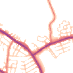 Daytime road noise heatmap for M27 8WR
