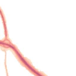 Night-time road noise heatmap for M27 8XU