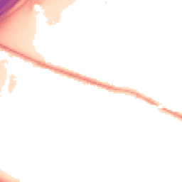 Night-time road noise heatmap for M27 9GE