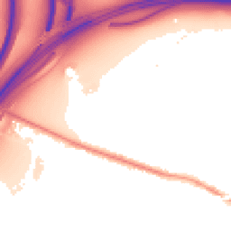 Night-time road noise heatmap for M27 9QP