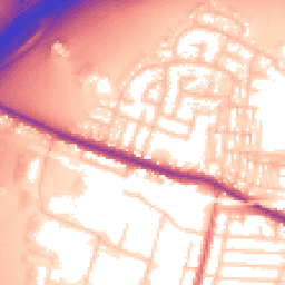 Daytime road noise heatmap for M27 9QX