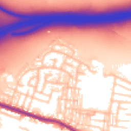 Daytime road noise heatmap for M27 9RX