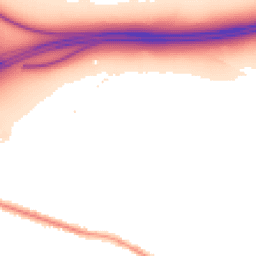 Night-time road noise heatmap for M27 9RX
