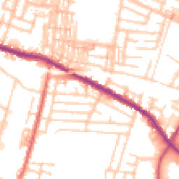 Daytime road noise heatmap for M27 9SH