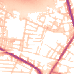 Daytime road noise heatmap for M27 9TS