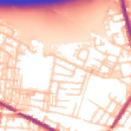 Daytime road noise heatmap for M27 9TZ