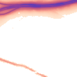 Night-time road noise heatmap for M27 9XR