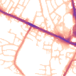 Daytime road noise heatmap for M28 0AL