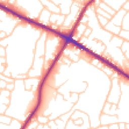 Daytime road noise heatmap for M28 0AN