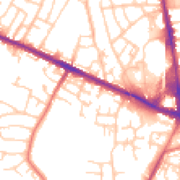 Daytime road noise heatmap for M28 0AS