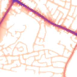 Daytime road noise heatmap for M28 0BE