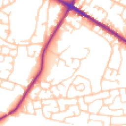 Daytime road noise heatmap for M28 0BF