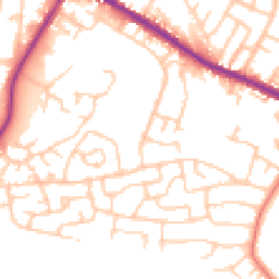 Daytime road noise heatmap for M28 0BW