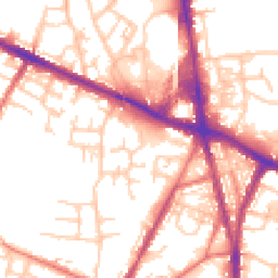 Daytime road noise heatmap for M28 0GA