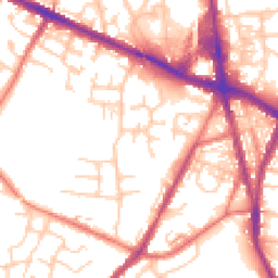 Daytime road noise heatmap for M28 0GB