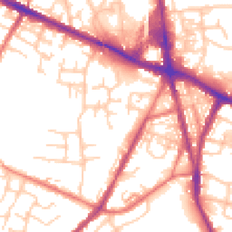 Daytime road noise heatmap for M28 0GE