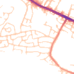 Daytime road noise heatmap for M28 0HL