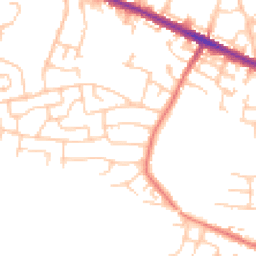 Daytime road noise heatmap for M28 0HP