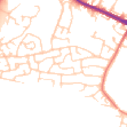 Daytime road noise heatmap for M28 0HS