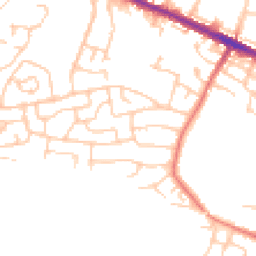 Daytime road noise heatmap for M28 0HW