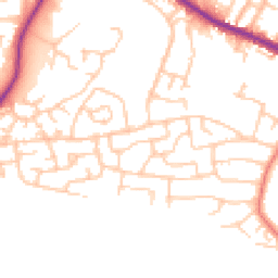 Daytime road noise heatmap for M28 0JA