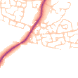Daytime road noise heatmap for M28 0LD