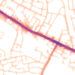 Daytime road noise heatmap for M28 0NQ