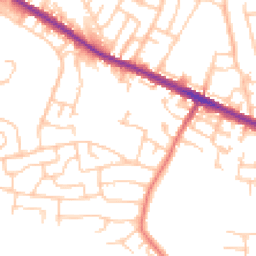 Daytime road noise heatmap for M28 0RU