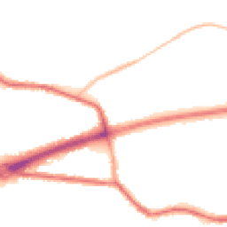Night-time road noise heatmap for M28 1BR