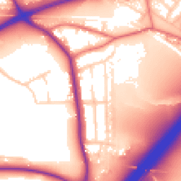 Daytime road noise heatmap for M28 1GQ