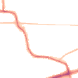 Night-time road noise heatmap for M28 1PD